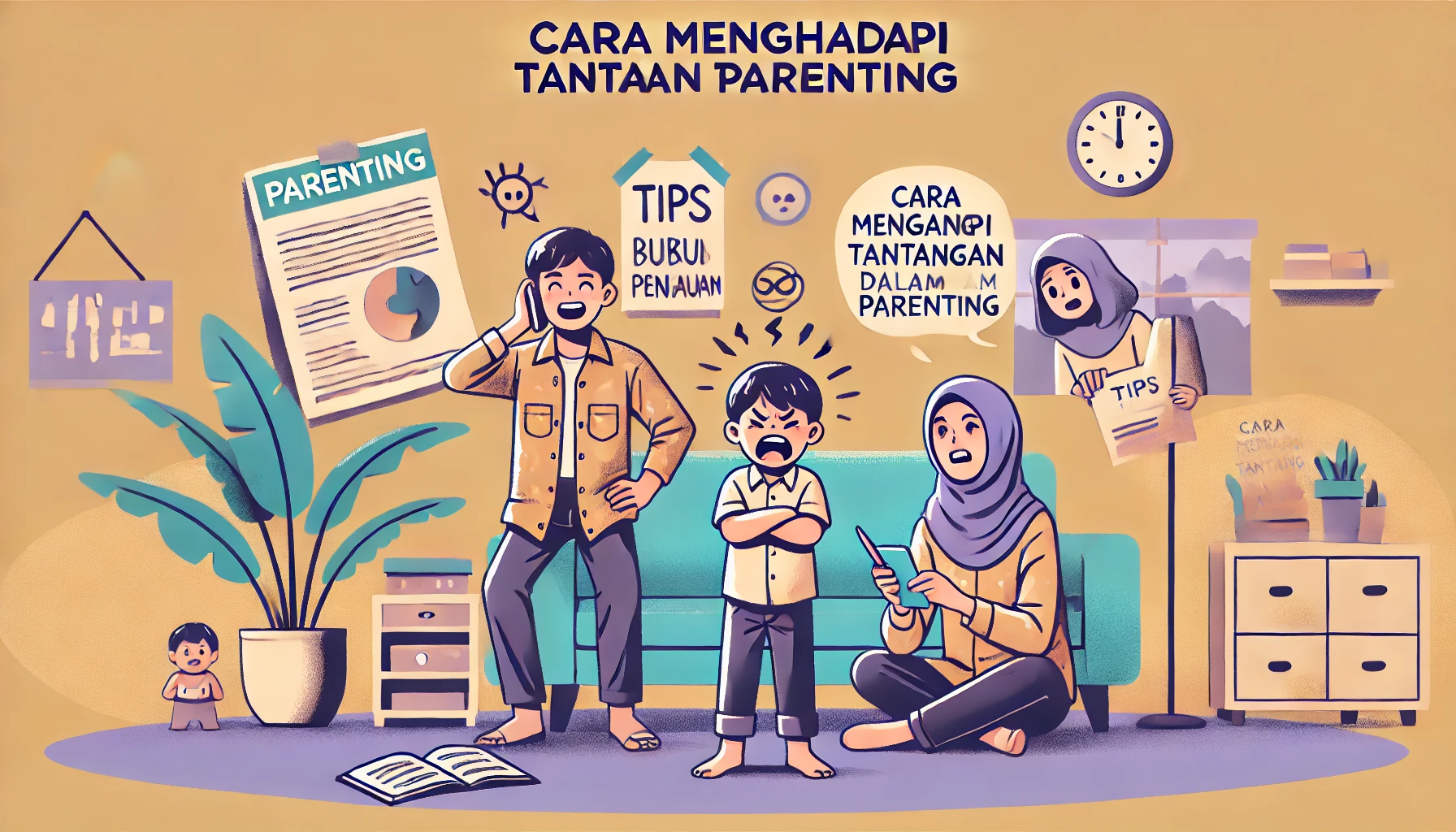 Cara Menghadapi Tantangan Dalam Parenting