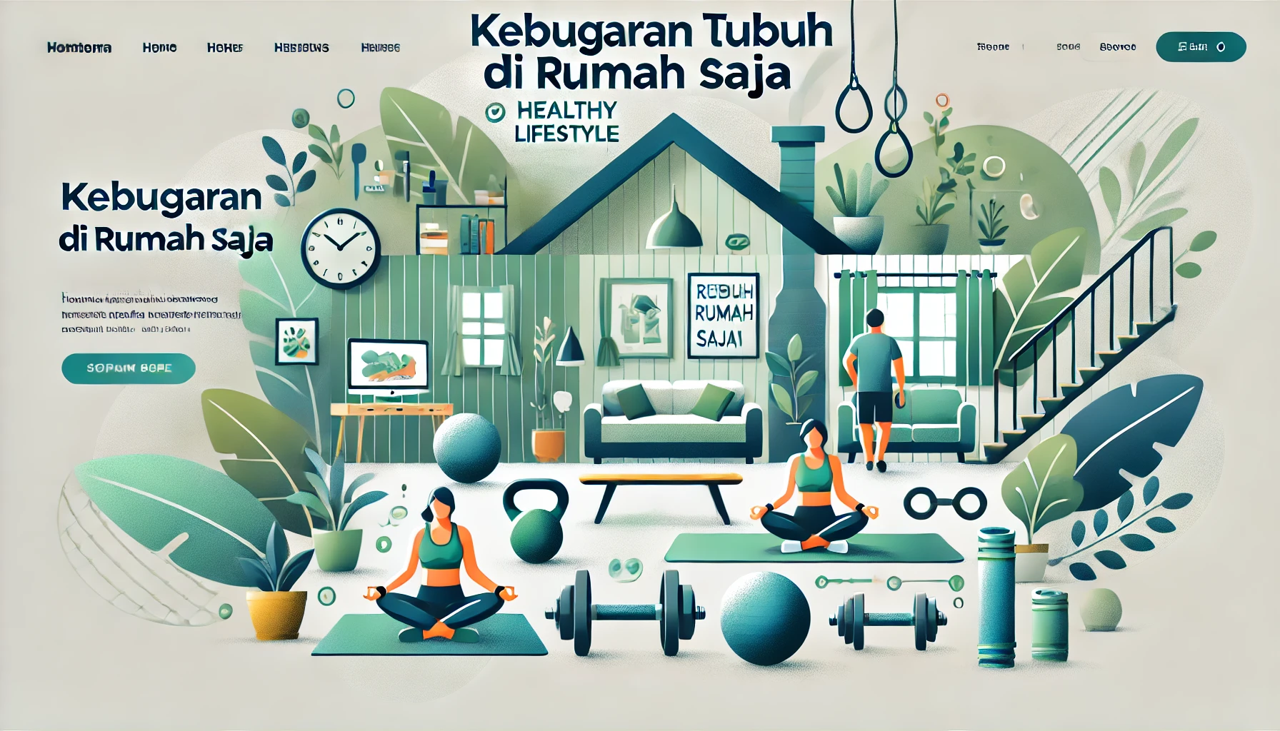Kebugaran Tubuh Di Rumah Saja
