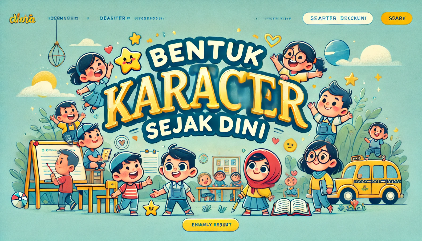Bentuk Karakter Anak Sejak Dini