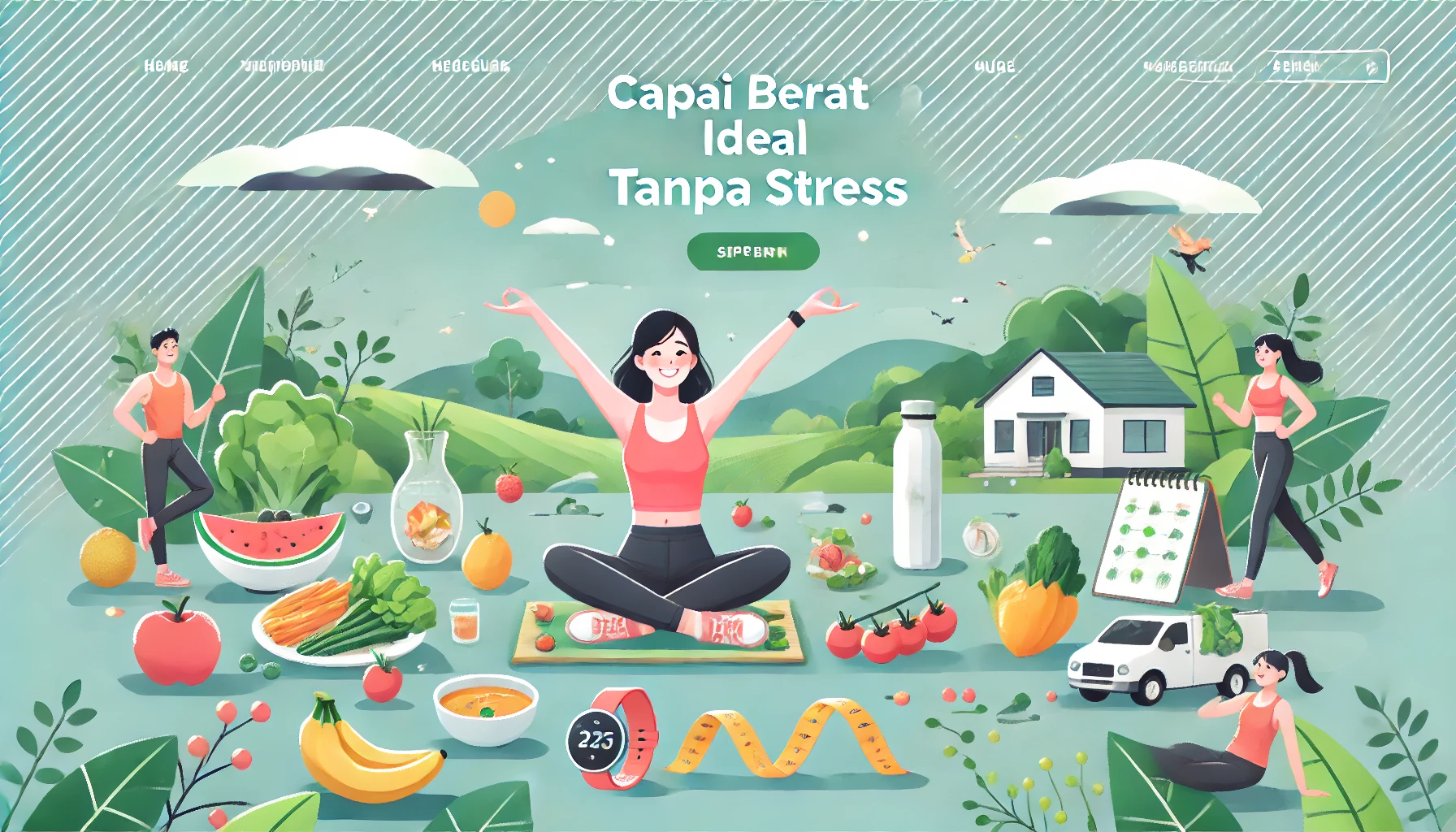 Capai Berat Badan Ideal Tanpa Stres
