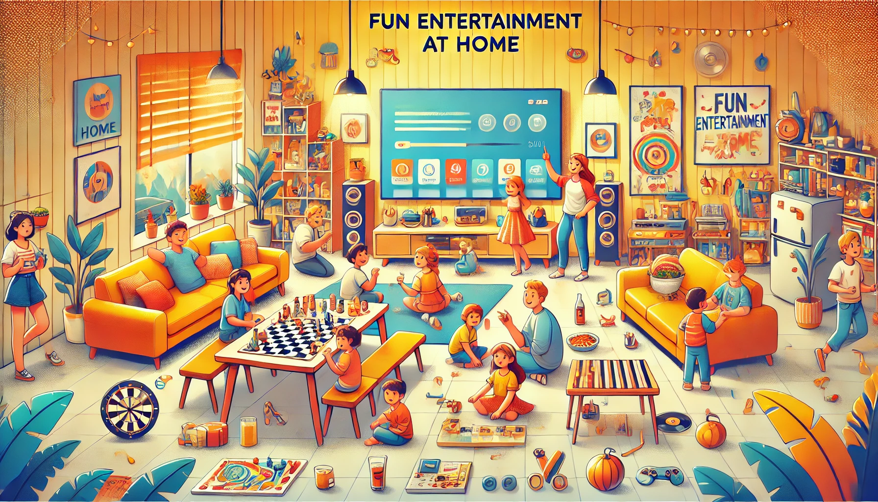Hiburan Seru di Rumah Aja