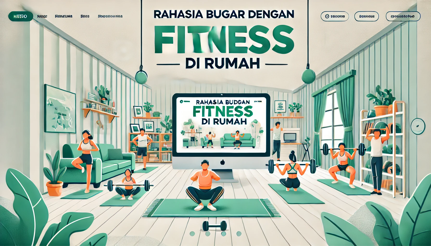 Rahasia Bugar dengan Fitness di Rumah