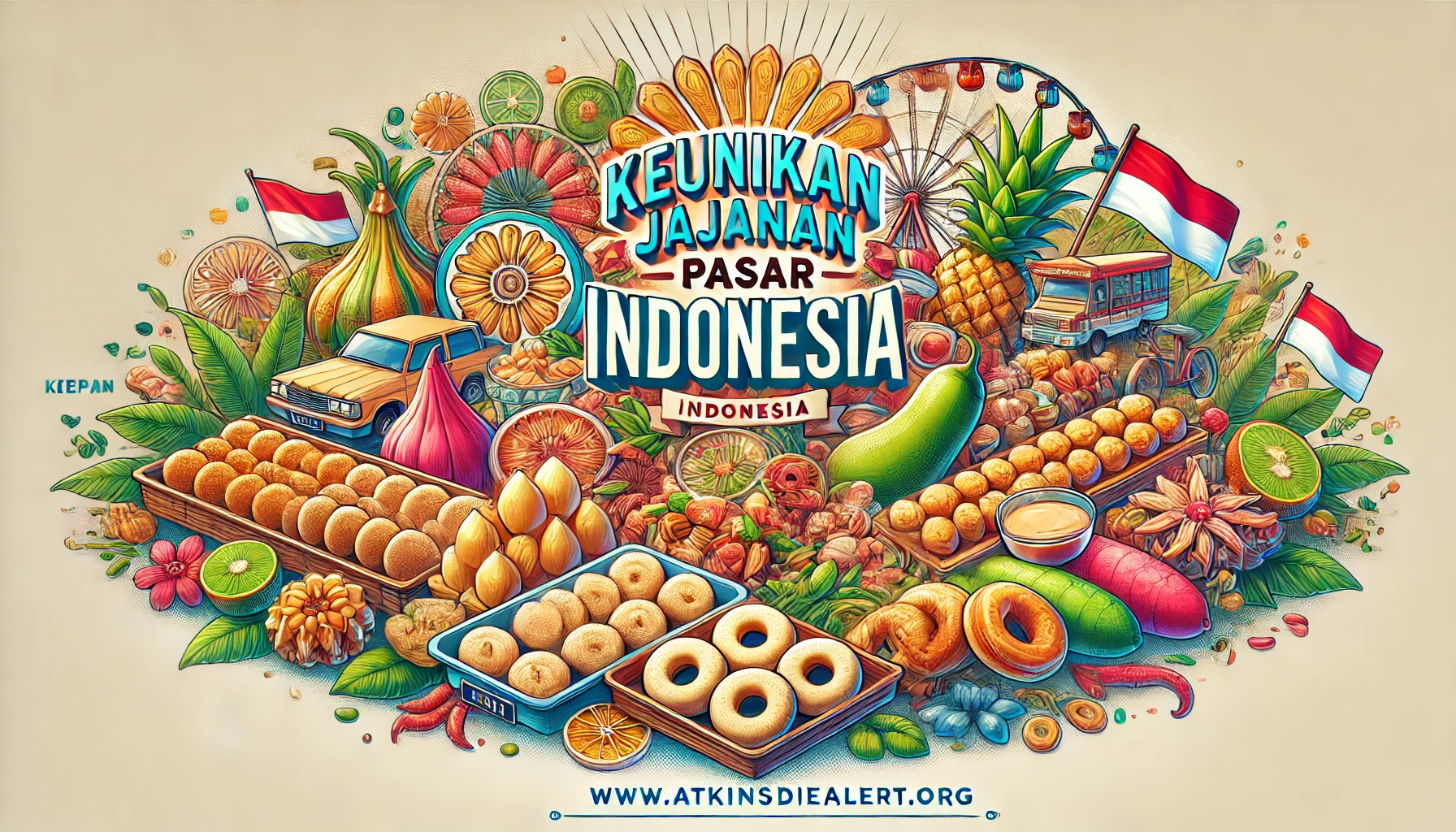 Keunikan Jajanan Pasar Indonesia