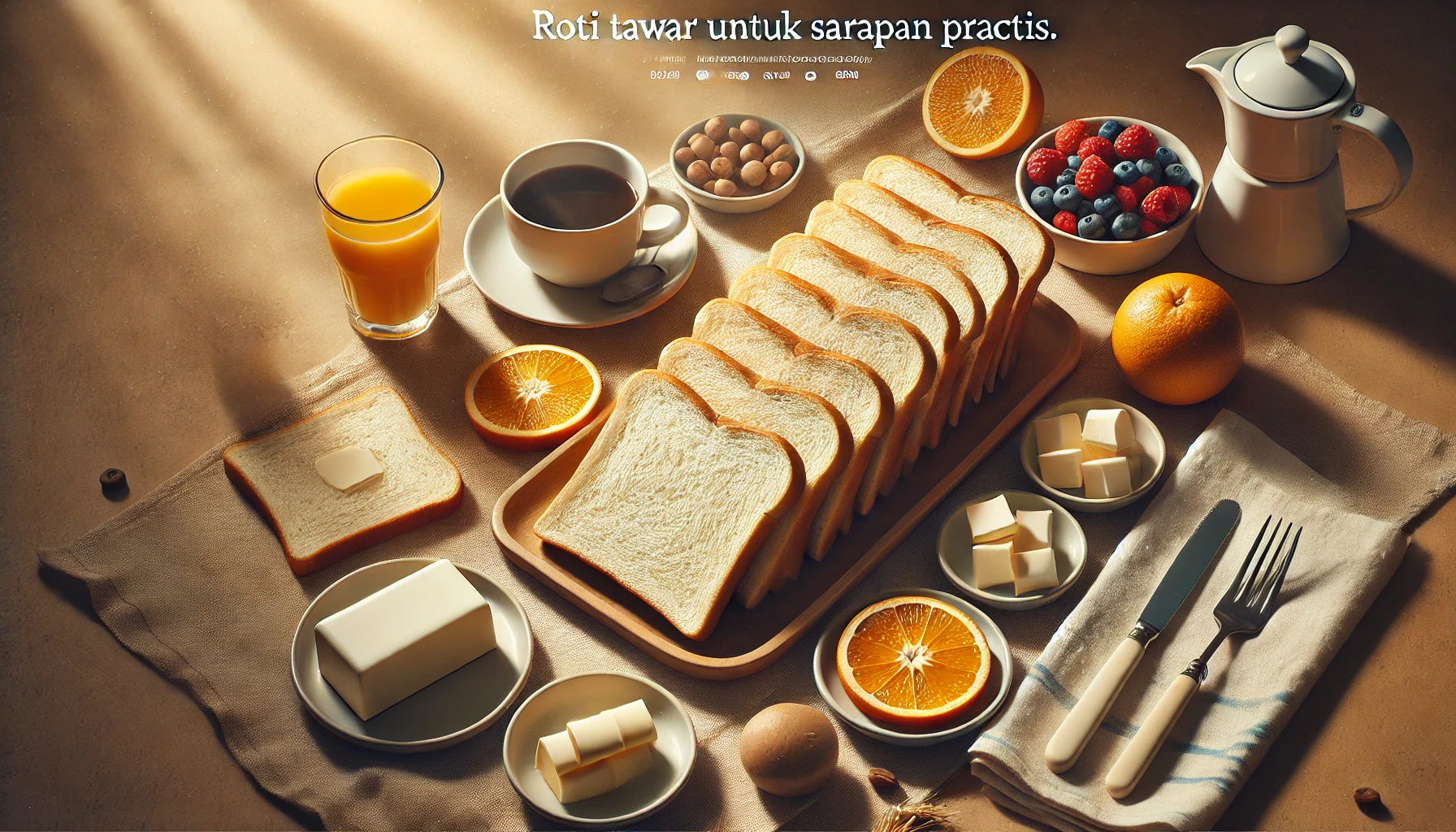 Roti Tawar untuk Sarapan Praktis