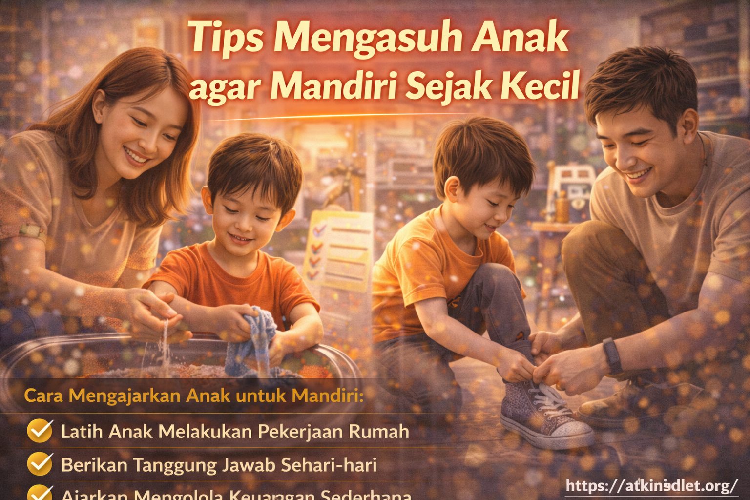 Tips Mengasuh Anak agar Mandiri Sejak Kecil