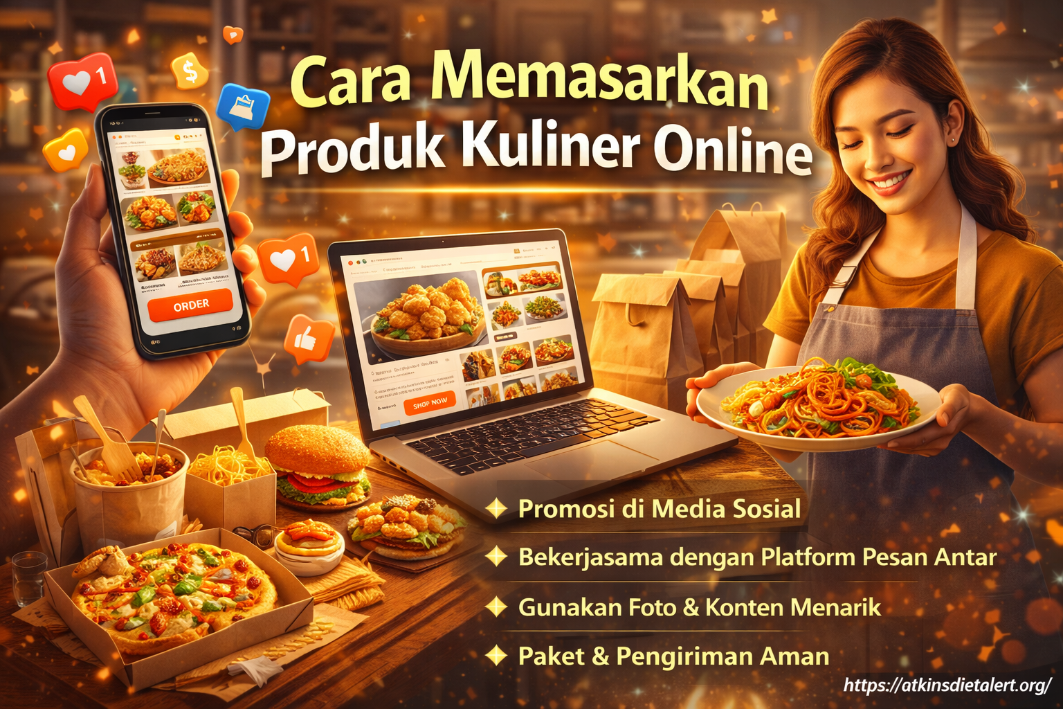 Cara Memasarkan Produk Kuliner Online