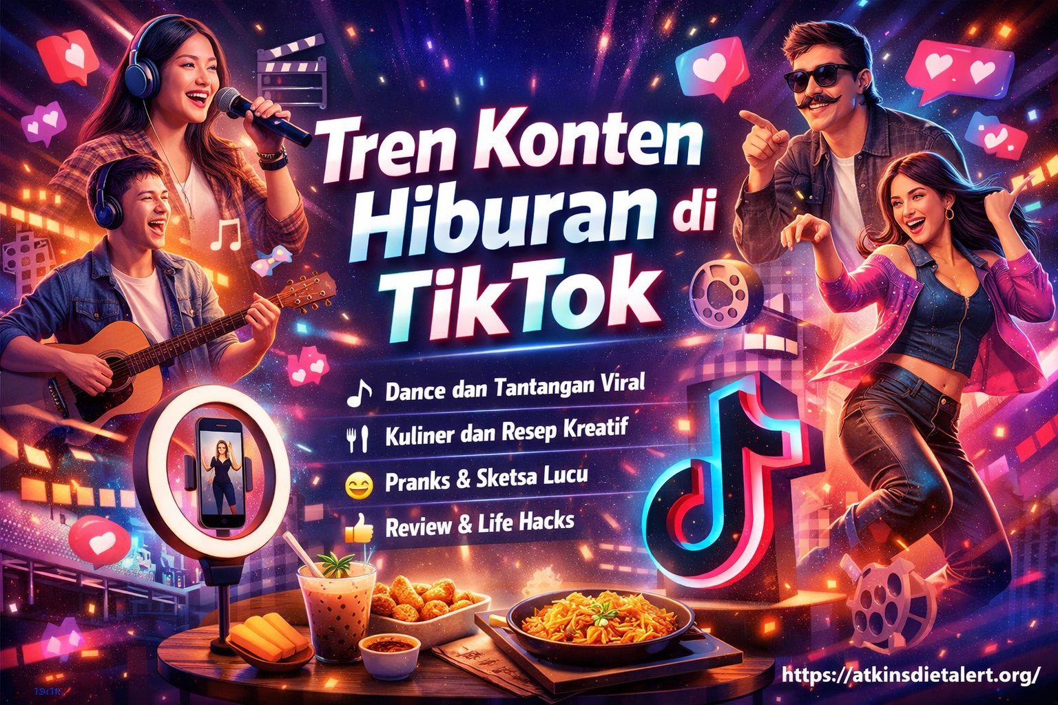 Tren Konten Hiburan di TikTok