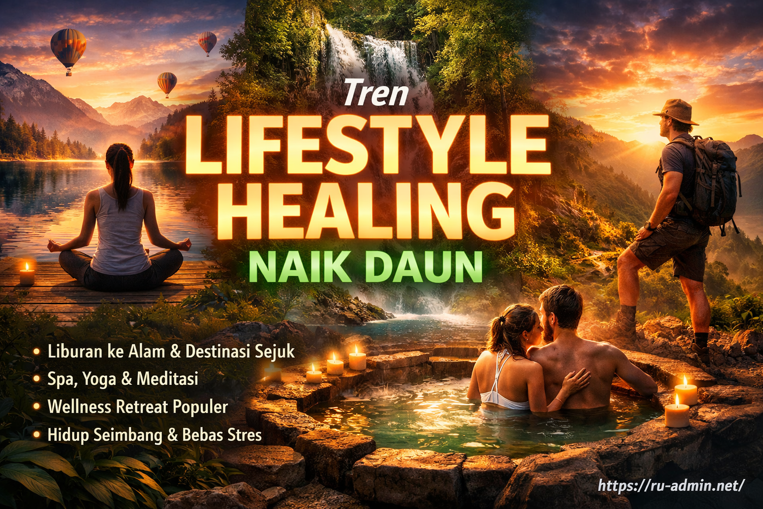 Tren Lifestyle Healing Naik Daun